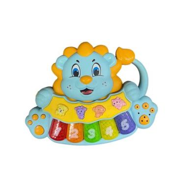 Imagem de Brinquedo Pianinho Musical Bebês Infantil com Som e Luzes - RPires, Az