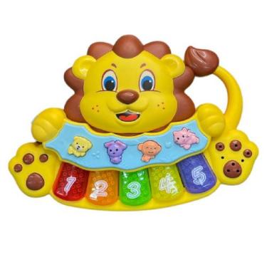 Imagem de Brinquedo Pianinho Musical Bebês Infantil com Som e Luzes - RPires, Am