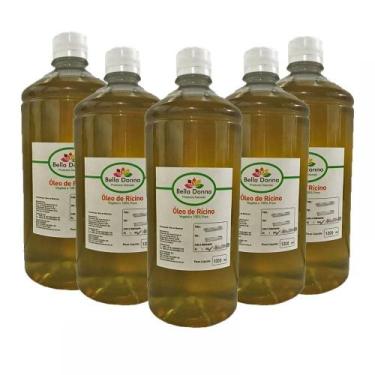 Imagem de 5 Lt Óleo De Rícino Puro C/ Laudo De Análise Cresc.de Cabelo - Bella D