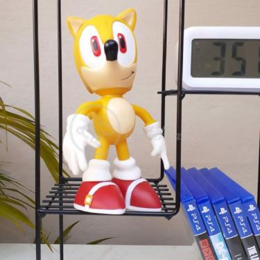 Imagem de Boneco Action Figure Sonic Amarelo Articulado 23cm