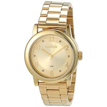 Imagem de Relógio Feminino Condor COPC21JCM/T8M Dourado Aço 50m