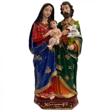Imagem de Imagem A Sagrada Família Em Resina 29 Cm