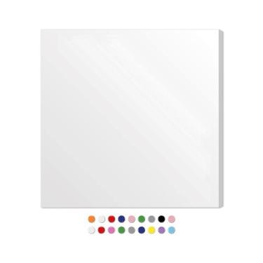 Imagem de Painel de Metal 75x75cm p/ Fotos, Recados, Notas + 18 Imãs - M-Planner