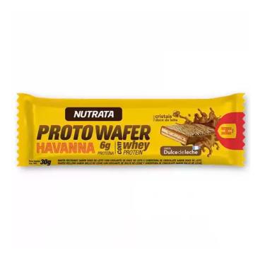 Imagem de Proto Wafer Nutrata com Whey Protein e 6g de Proteína Sabor Dulce De Leche Havanna 30g