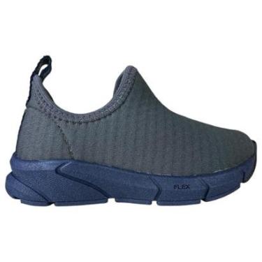 Imagem de Tenis Infantil Menino Bebe Kidy Calce Facil Respitec Cor:;Tamanho:25-Masculino