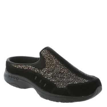 Imagem de Easy Spirit Traveltime676 Mule feminino, Glitter preto, 8 Wide