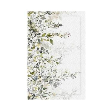 Imagem de JDAKHD Placa de parede em branco folhas de eucalipto e arte botânica verde decorativa 1 gangue capa de dispositivo único moderno decorativo interruptor de luz placa frontal inspirada na natureza