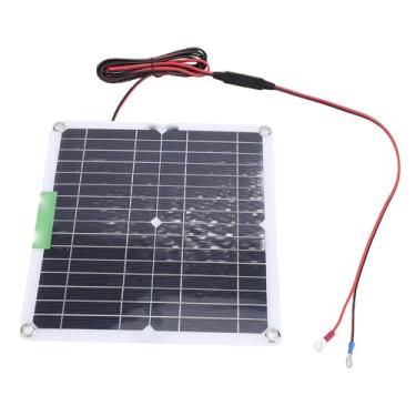 Imagem de GLOGLOW Carregador de Bateria Solar Kit de Painel Solar de 20 W Com Painel Monocristalino de Alta Eficiência Controlador de Carga MPPT Inteligente Controlador de Carga Adaptativo Automático à Prova