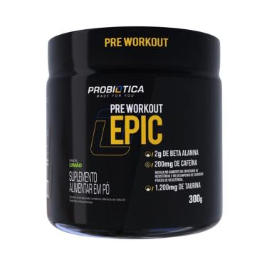 Imagem de Pre Workout Epic 300 G - Probiotica (limao)-Unissex