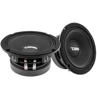 Imagem de DS18 Alto-falante PRO-EXL64 – 16,5 cm, alcance médio, bala de alumínio vermelha, máximo de 600 W, 300 W RMS, 4 Ohms, ímã de ferrite – Para o Peple Who Live and Breathe Car Audio (1 alto-falante)