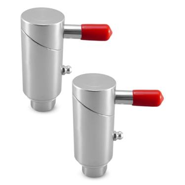 Imagem de Tavaski Pino de êmbolo de trava giratória com mola de 3/10.2 cm compatível com caminhão de reboque de guincho, equipamento agrícola, perna estabilizadora, pacote com 2