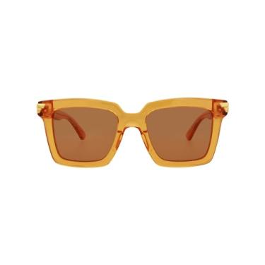 Imagem de Bottega Veneta Óculos de sol de acetato com armação quadrada