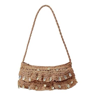 Imagem de Elegante bolsa clutch para noite para mulheres, bolsa de mão brilhante com strass, bolsa de festa de casamento e coquetel