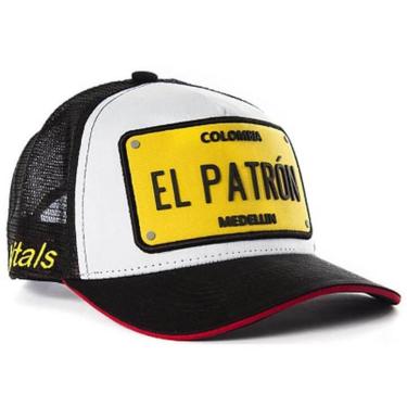 Imagem de Boné itals El Patrón Branco Patch Amarelo-Unissex