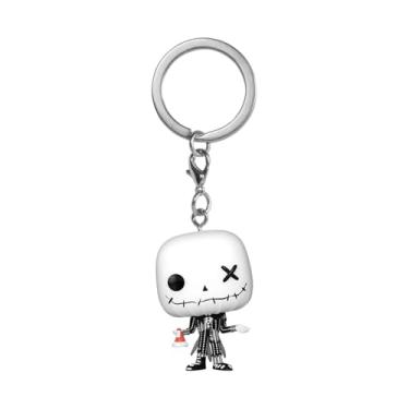 Imagem de Funko Pop! Keychain: Patchwork - Jack Skellington - The Nightmare Before Christmas Novelty Keyring - Stocking Filler - Gift Idea - Official Merchandise - Disney Fans - Backpack Decor
