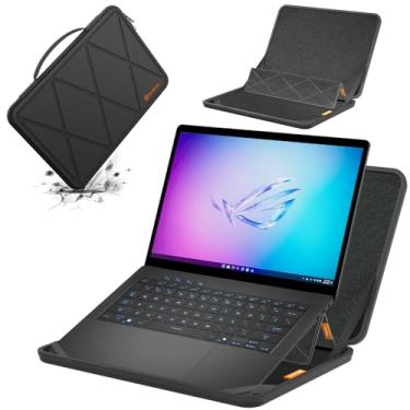 Imagem de Smatree MS86T Capa protetora rígida de EVA com suporte compatível com ASUS Zenbook S16 UX5606 de 16 polegadas, para ROG Zephyrus G16 2025/2024, para Vivobook S 15 M5506 de 15,6 polegadas, para