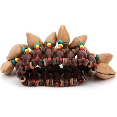 Imagem de aqxreight Pulseira Africana Com Casca de Noz, Instrumento Musical de Percussão, Suprimentos para Amantes, Parentes ou Amantes, Esta Pulseira de Noz é Uma Africana Feita à mão?