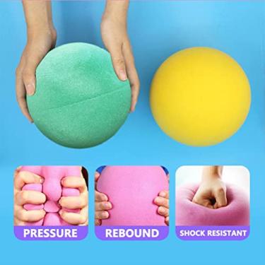 Imagem de VBESTLIFE Bola Silenciosa Saltitante Macia, Bola Interna Leve e Durável Com Redução de Ruído para Crianças na Cor Laranja 18cm (verde)