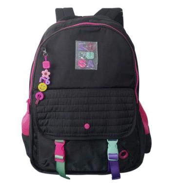 Imagem de Mochila De Costas Escolar Juvenil 2 Compartimentos Luluca - Clio Style