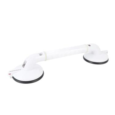 Imagem de Barra de apoio portátil do chuveiro, punho de borracha extra grande da banheira do copo da sução com acessórios fortes do copo da sução