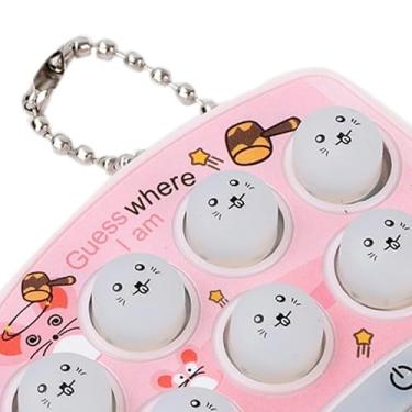 Imagem de Naroote Máquina de Jogo de Botão de Hamster Eletrônico Chaveiro Clássico Presente de Exercício Cerebral para Amigos e Família de Plástico (#12)