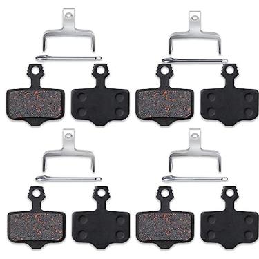 Imagem de 4 Pares de Pastilhas Freio Bicicleta Semi-Metálicas para Avid Elixir 1 3 5 7 9 R CR Mag Sram XO XX DB1 DB3 DB5 M355 M395 M446 - Potência Alto Desempenho Baixo Ruído Parada Confortável Calor Instalação