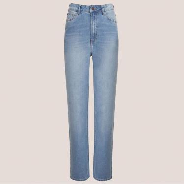 Imagem de Calça Jeans Dudalina New Reta Bordado Feminino-Feminino
