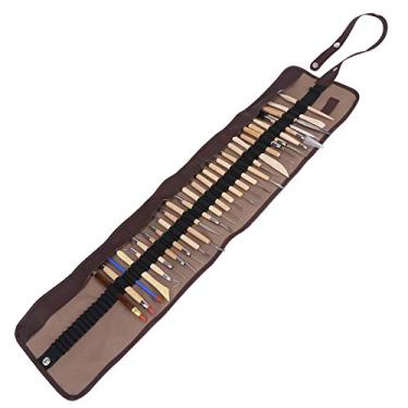 Imagem de HEEPDD Ferramentas de Cerâmica e Cerâmica Ferramentas de Escultura Com Saco de Pano de Rolamento para Pintura Artística Modelo de Madeira Ergonômicas de Modelagem de Cera de Madeira Kit de Faca de Escultura Em Argila 30 Unidades de de Argila de Polímero