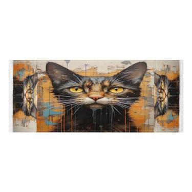 Imagem de Wassud Capas de lavadora e secadora de gatos, protetor de lavadora com sacos de armazenamento, capa de geladeira à prova de poeira com bolsos para lavanderia doméstica, cozinha, 120 x 55 cm