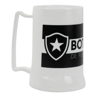 Imagem de Caneca Branca Gel Isolante Térmico 400ml - Botafogo-Unissex