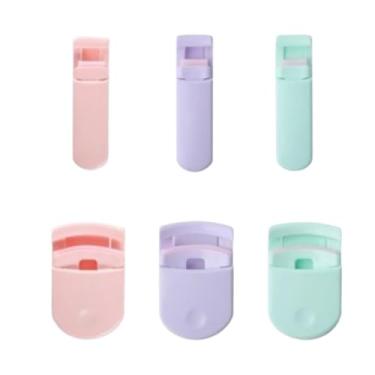 Imagem de Kit Mini Portátil de Curvador de Cílios - Design Amplo, Suave e Não Prende a Pele, para um Efeito Naturalmente Curvado(3)