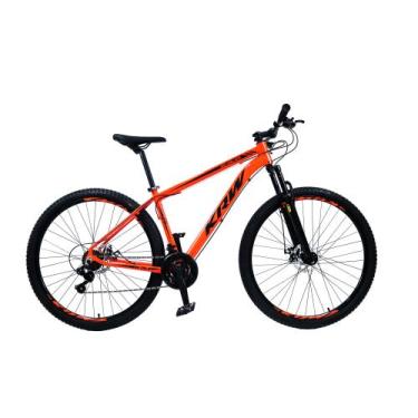Imagem de Bicicleta Alumínio Aro 29 KRW Shimano TZ 24 Vel Ltx KRW20, 19", Laranj