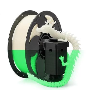 Imagem de Filamento PLA 1,75 mm, filamento de impressora 3D com glitter prateado, impressão 3D cintilante para acabamento exclusivo