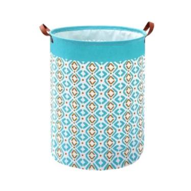 Imagem de Cesto de Roupa Redondo Dobrável 65 Litros - EASY DECOR, Verde