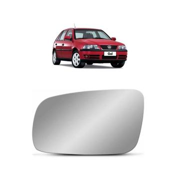 Imagem de Lente Vidro Retrovisor VW Gol G3 2 e 4 portas 99 a 14 Direito EB276