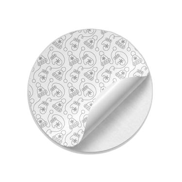 Imagem de Ladrilho Decorativo de Cerâmica Com Estampa Monoline Vintage Para Natal