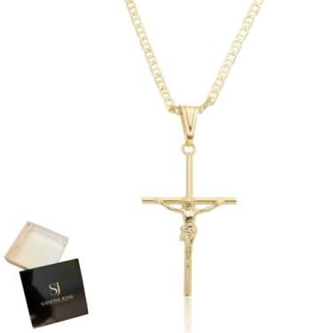 Imagem de Corrente De Ouro Masculina Feita De Moeda Antiga Não Suja +