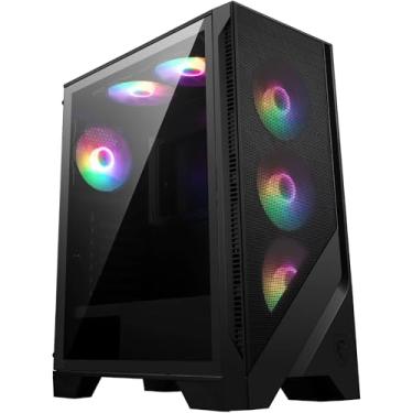 Imagem de Gabinete Gamer MSI MAG Forge 120A Airflow - Mid Tower, 4x Fan RGB, USB 3.2x2, Vidro