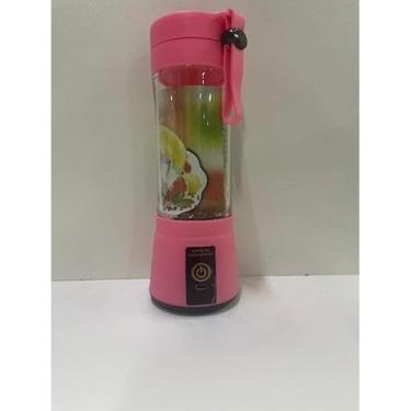 Imagem de mini liquidificador portatil espremedor de laranja processador Mixer Pessoal Recarregável suco - para Frutas e Vitaminas(rosa)