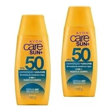 Imagem de Kit 2 Protetor Solar 2 Em 1 Care Sun+ Fps 50 120g Avon