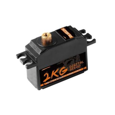 Imagem de 1/5/10/20 peças 2KG Metal Gear Digital Servo impermeável adequado para 144001 12428 124018 Mn99s Mn86 1/12 (1 peça de metal 2KG)