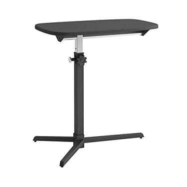 Imagem de Mesa lateral, mesa de cabeceira, mesa de cabeceira móvel, multifuncional, simples, mesa de sofá, mesa de laptop ajustável em altura moderna, mesa lateral de elevação com ajuste de altura de 8 níveis