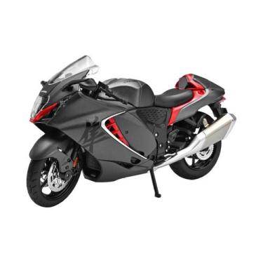 Imagem de Modelo De Motocicleta Em Escala 1:12 Suzuki Hayabusa GSX-1300R Em Liga