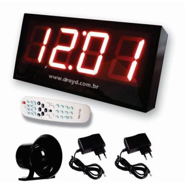 Imagem de Relógio Sirene Empresas 20 Horários Programáveis Escolha Dia - TecTron