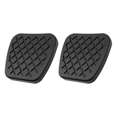 Imagem de Generic 2x Almofadas de Pedal de Freio, Substituição da Capa do Pedal de Freio e Acelerador, Acessório Fácil de Instalar, Borracha