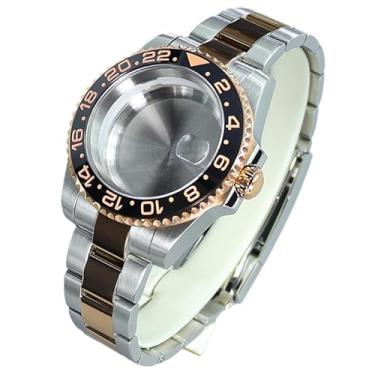 Imagem de FEIYASHI Caixa de relógio de aço inoxidável de 40 mm, à prova d'água, vidro de safira para movimento NH34/NH35 Miyota8215 8205 ETA2824, Tampa inferior sólida 1, For NH35/34/36/38 4R36 Movement, Caixa