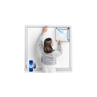 Imagem de Cortinas blackout 100% para quartos, persianas magnéticas portáteis de 190,5 cm x 147,32 cm, sem perfuração, cortinas blackout cortáveis, persianas de janela DIY para berçário, quarto, dormitório ou