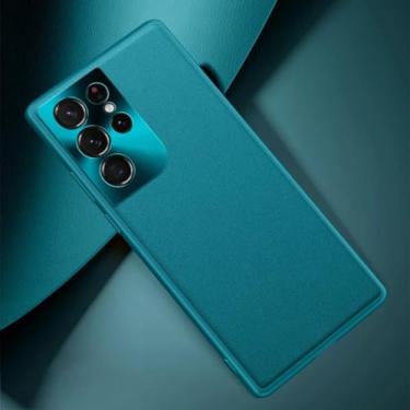 Imagem de Capa de celular ultrafina e luxuosa para Samsung Galaxy S22 Plus S23 Ultra S21 Fe (para Galaxy S23 Plus/Ciano)