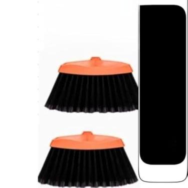 Imagem de Kit com 4 Vassouras Multiuso - Práticas, Duráveis e Resistentes à Água, Ideal para Casa, Apartamento e Ambientes Internos/Externos, Utensílios de Limpeza Eficientes (2 VASSOURAS)