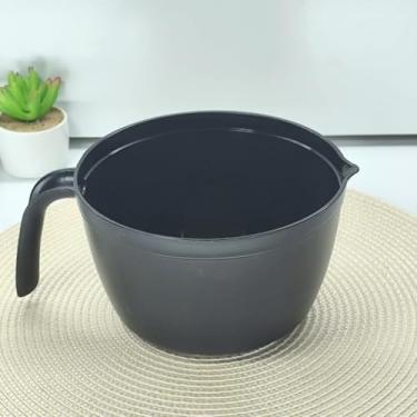Imagem de Tigela de Preparo e Serviço 1,5L - Bico Dosador e Alça Curvada, Livre de BPA, Prática para Cozinha Doméstica, Ideal para Massas, Sopas e Molhos (Preto)